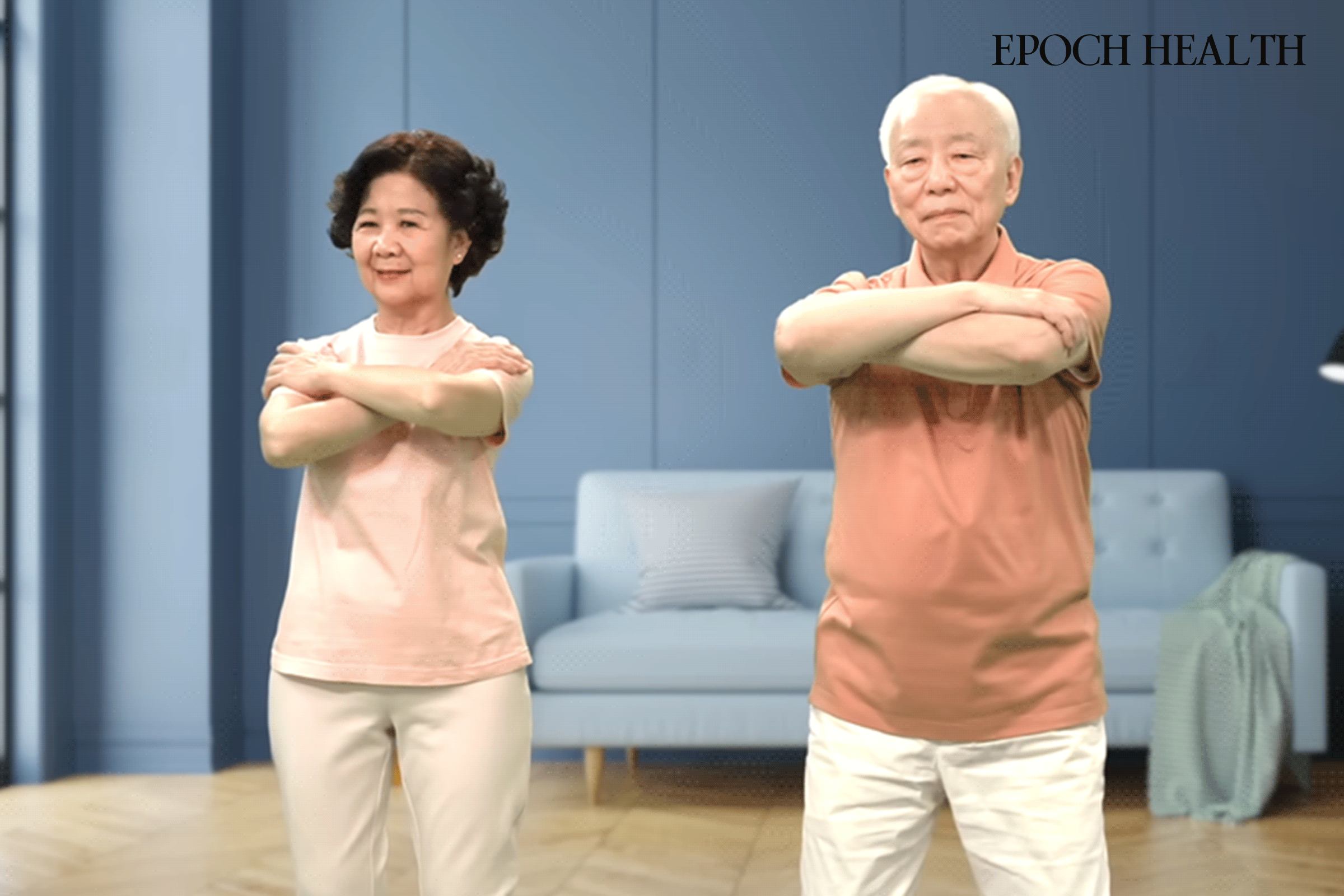 Waist-twisting exercise. (YouTube/Dr.Hu_talk)