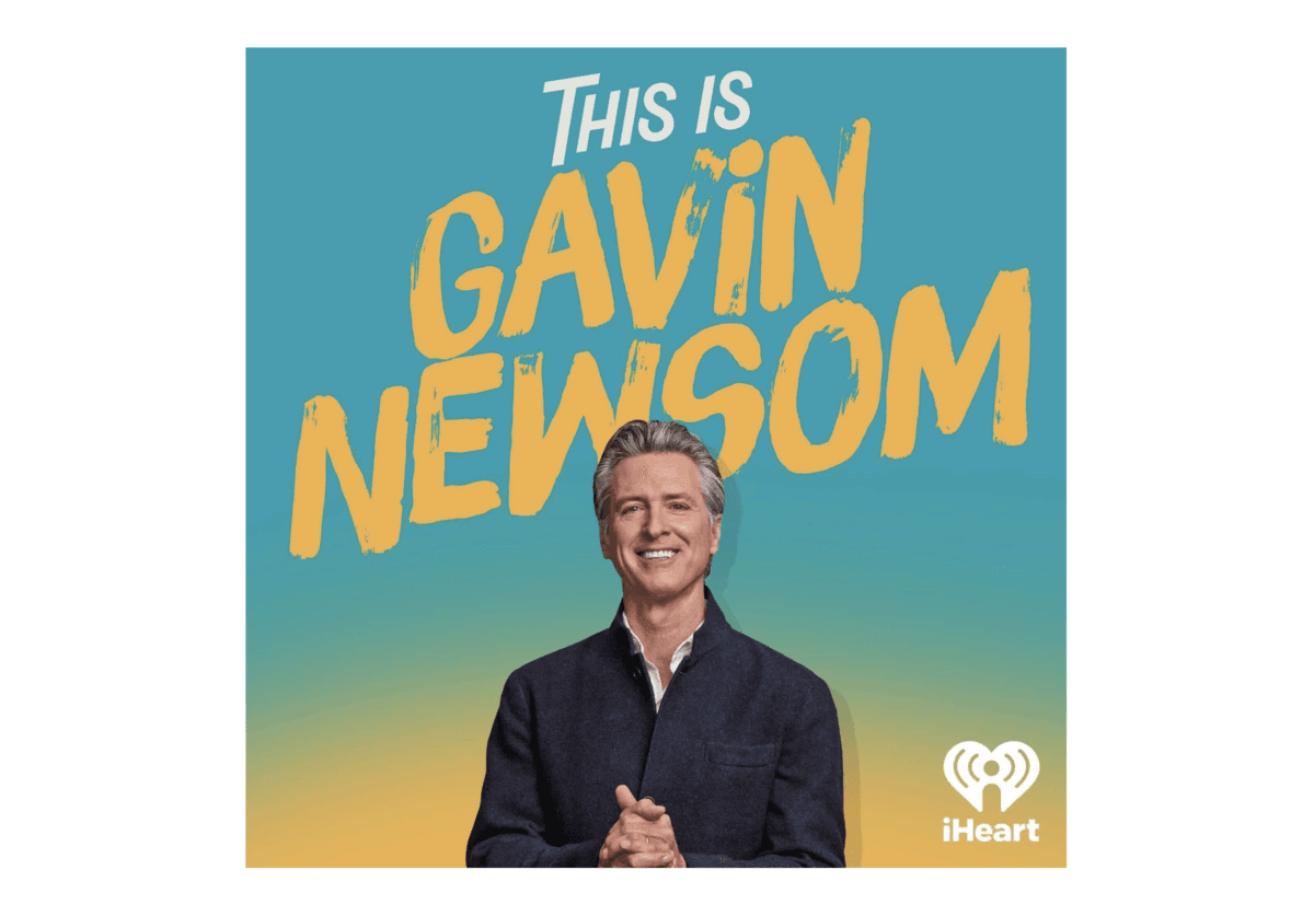 California Gov. Gavin Newsom announced the launch of his new podcast, This is Gavin Newsom, on Feb. 26, 2025. (Gov. Gavin Newsom's Office)