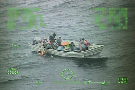 The U.S. Coast Guard rescued illegal immigrants attempting to cross into California March 11, 2025. (U.S. Coast Guard)