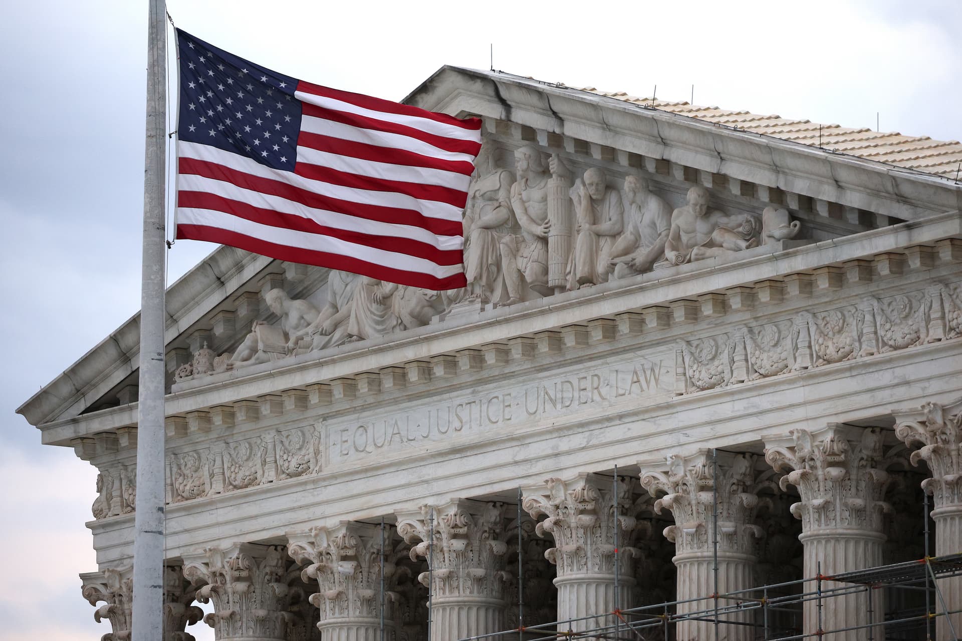The Supreme Court in Washington, on March 17, 2025. (Win McNamee/Getty Images)