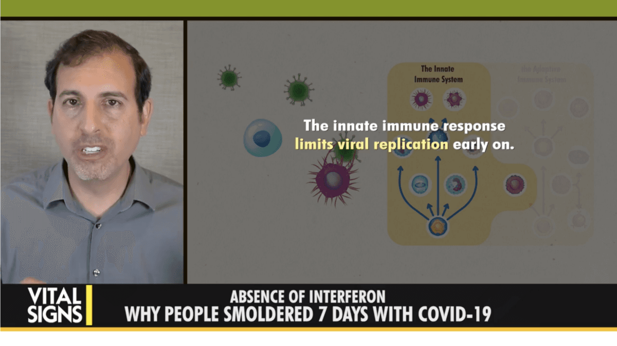 Dr. Roger Seheult explains how the innate immune system works in “<span style="font-weight: 400;"><a href="https://ept.ms/NextBigVirusVS" target="_blank" rel="nofollow noopener">Next Big Virus?</a>“</span> on “<span style="font-weight: 400;"><a href="https://www.theepochtimes.com/epochtv/vital-signs" target="_blank" rel="nofollow noopener">Vital Signs</a>”.</span>