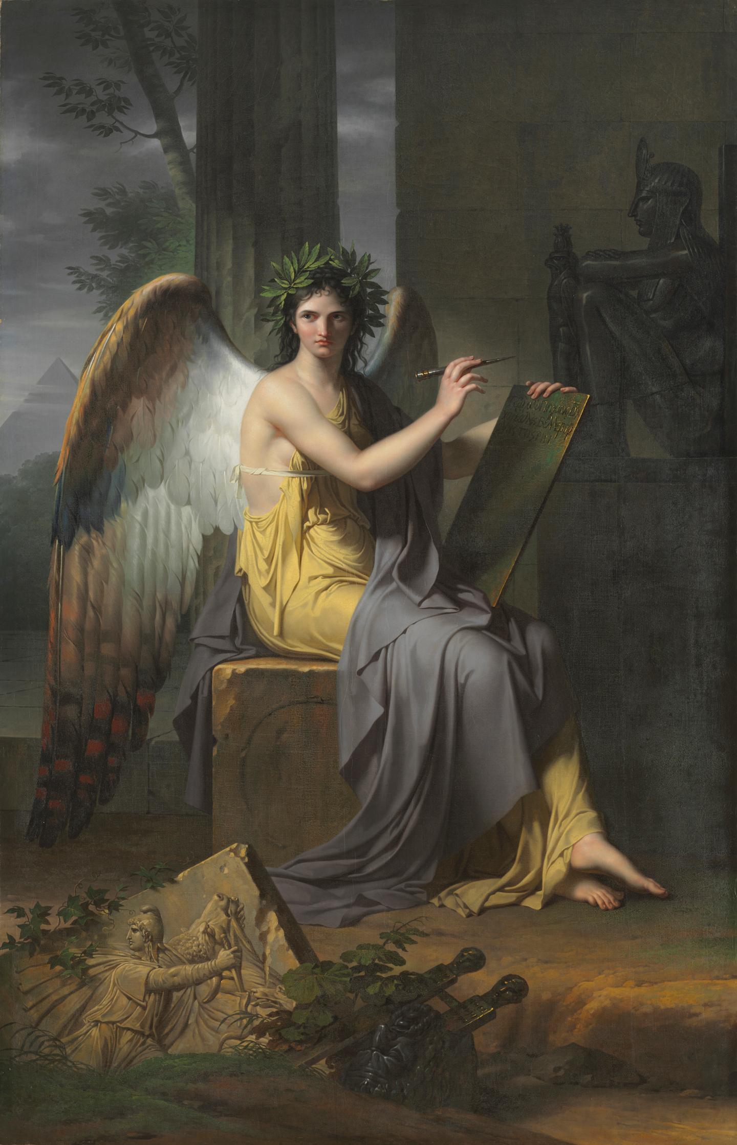 “Clio, Muse of History,” 1800, by Charles Meynier. Oil on canvas. Cleveland Museum of Art. (Public Domain)