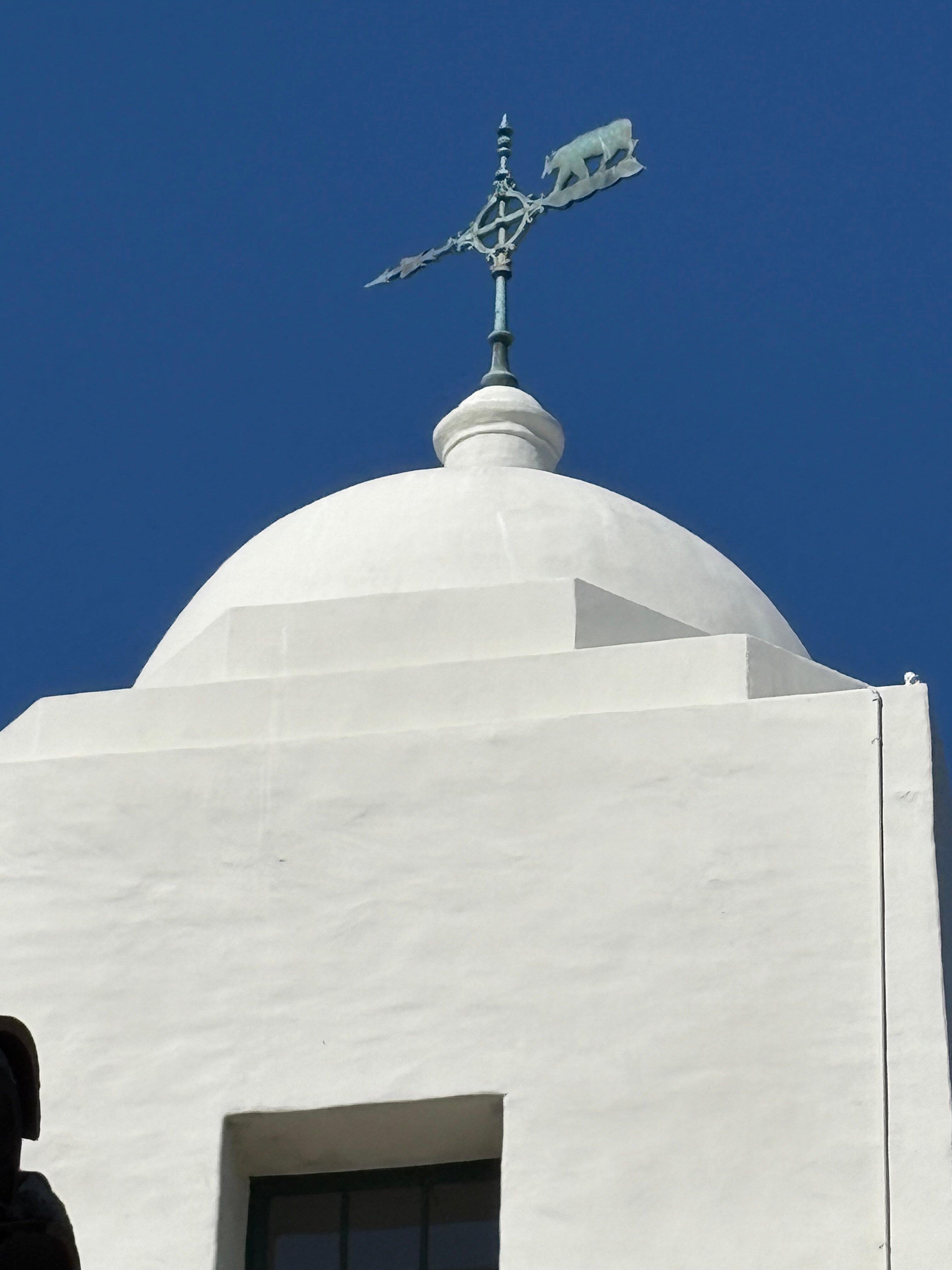 Views of the Junípero Serra museum are dynamic amidst the bright blue San Diego sky. (Deena C. Bouknight)