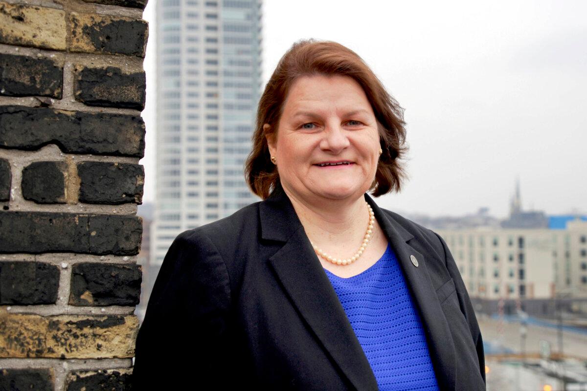 This 2016 photo shows Judge Hannah Dugan in Milwaukee, Wis. (Lee Matz/Milwaukee Independent via AP)