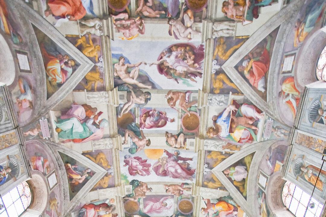 Michelangelo's Sistine Chapel and 'The Last Judgment' fresco painting. (Michele Falzone/Getty Images)