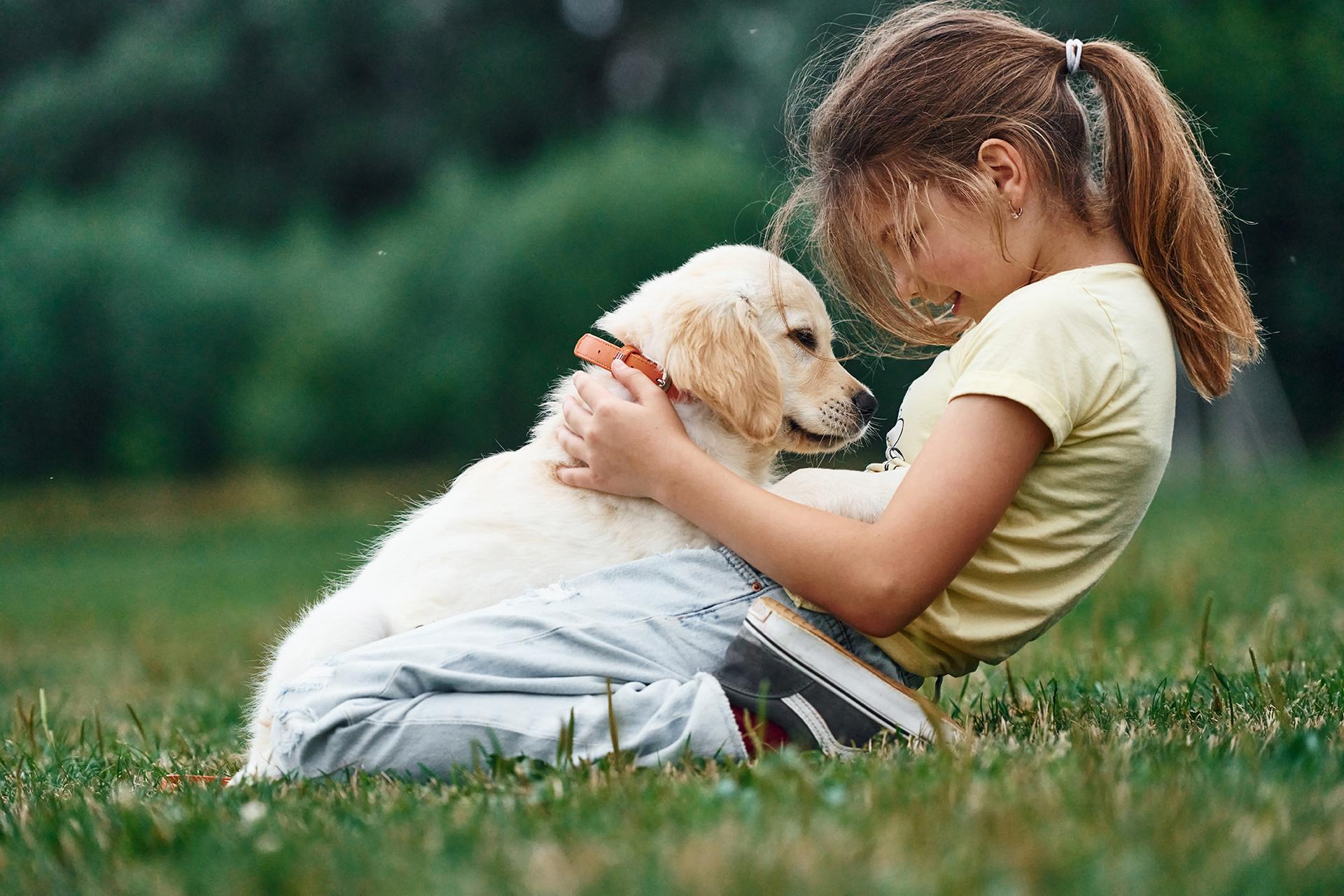 It's best to avoid using herbicides and pesticides on the lawn, to prevent the chemicals from getting onto children and pets. (Standret/Shutterstock)