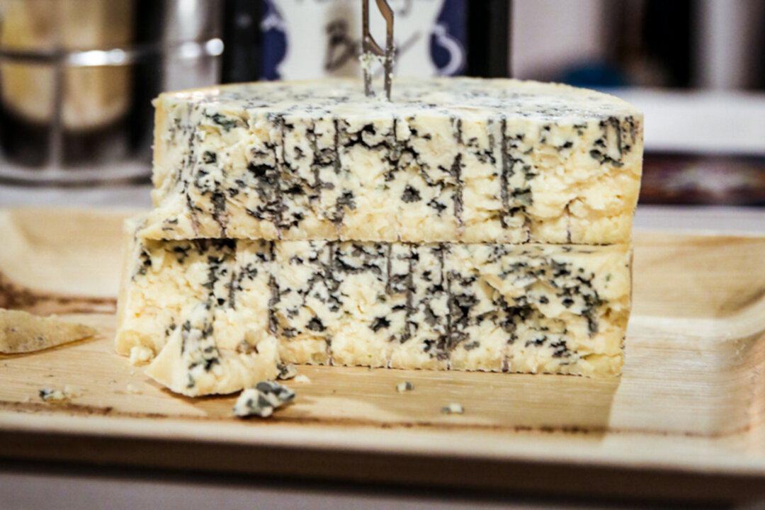 Point Reyes Bay Blue, from Point Reyes Farmstead Cheese Company in Point Reyes Station, Calif., in this file photo. (Courtesy of Ellen Cronin)