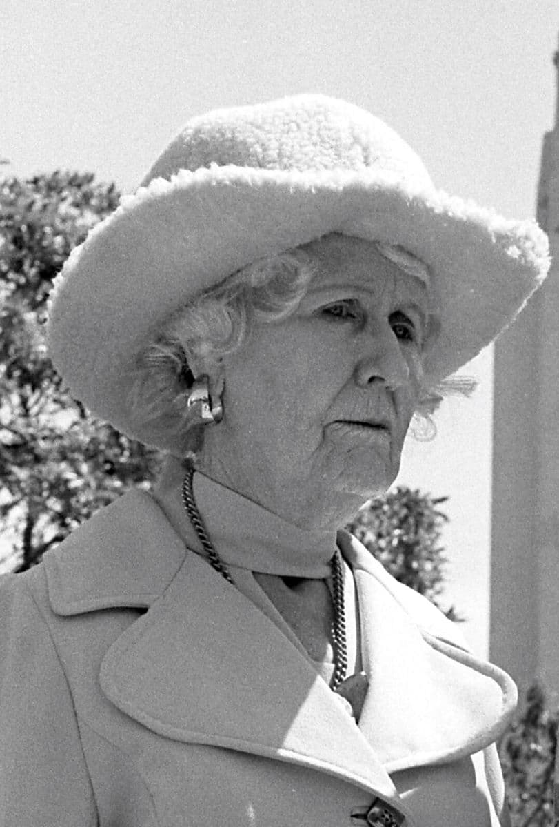 Nan Wood Graham, who was one of the models for Grant Wood's painting "American Gothic." (Bill Varie/CC BY 4.0)