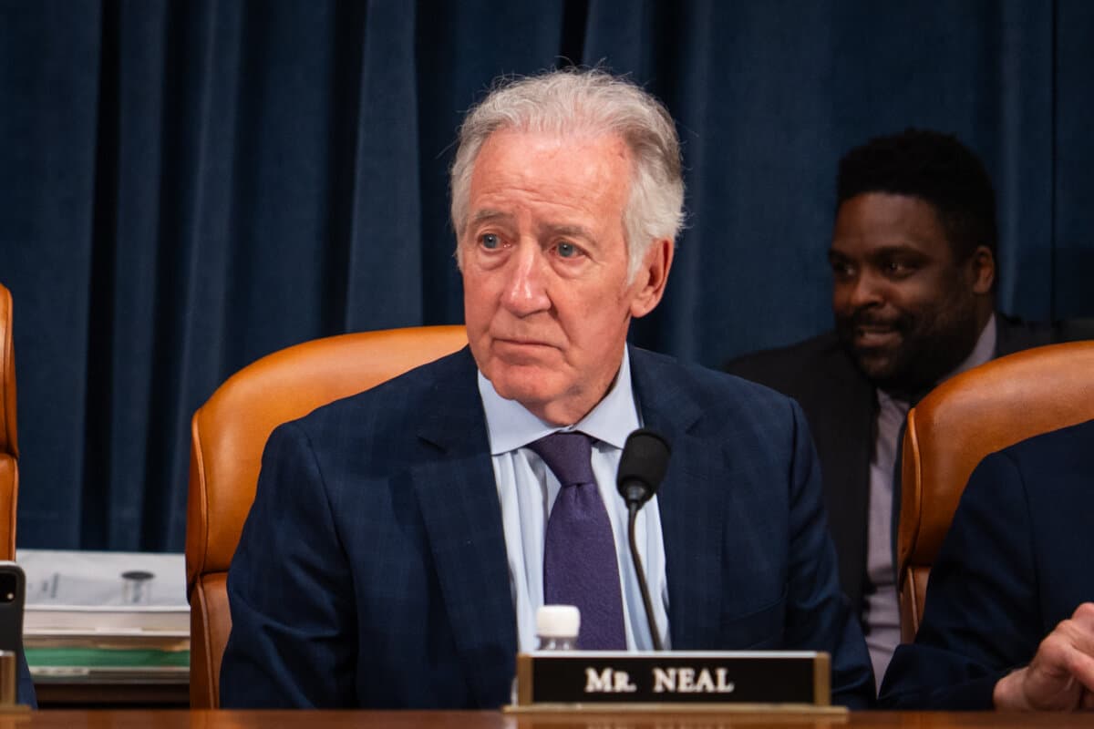 Rep. Richard E. Neal (D-Mass.) speaks during a hearing on Capitol Hill in Washington on May 13, 2025. (Madalina Vasiliu/The Epoch Times)