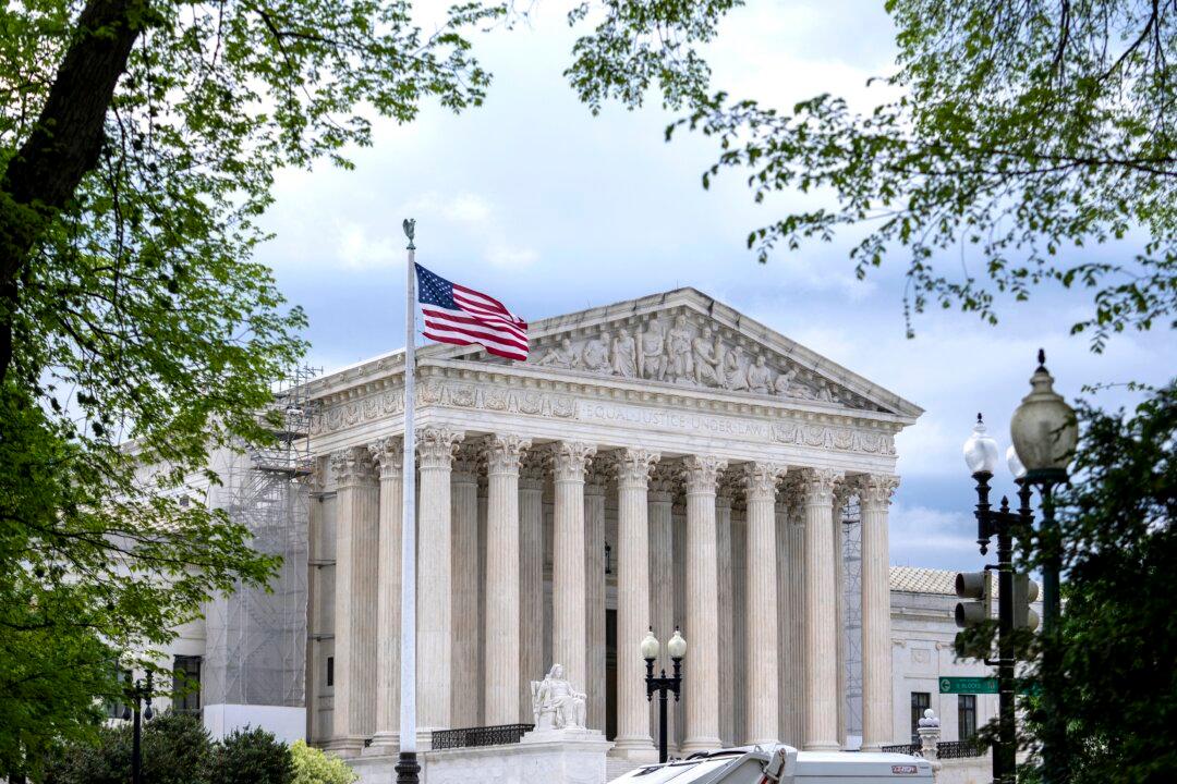 Supreme Court is seen on Capitol Hill in Washington on April 25, 2024. (J. Scott Applewhite/AP Photo)