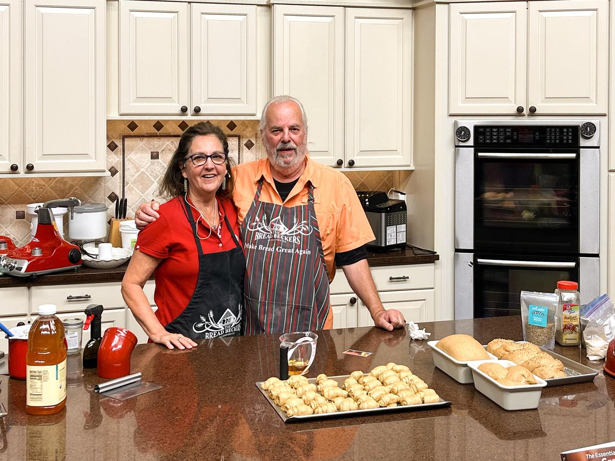 Sue and Brad Becker. (Courtesy of The Bread Beckers)