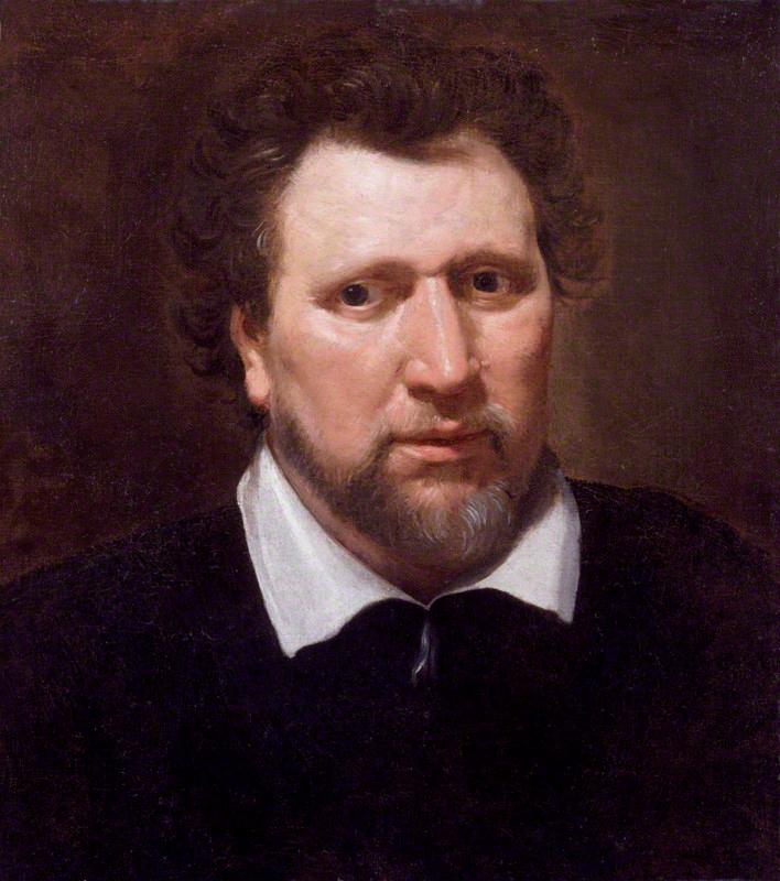A portrait of Benjamin Jonson, 1617, by Abraham van Blyenberch, oil on canvas. (Public Domain)