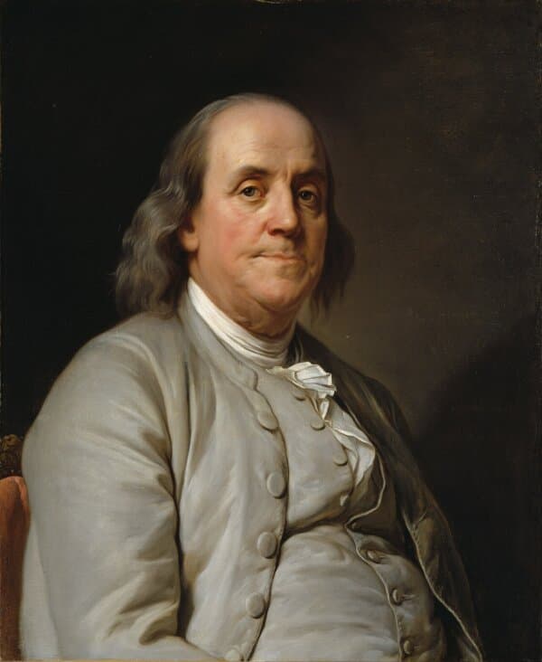 "A penny saved is two pence clear." Long before thrift became a modern trend, Benjamin Franklin championed frugality as a means of developing personal character and attaining self-mastery. (Public Domain)