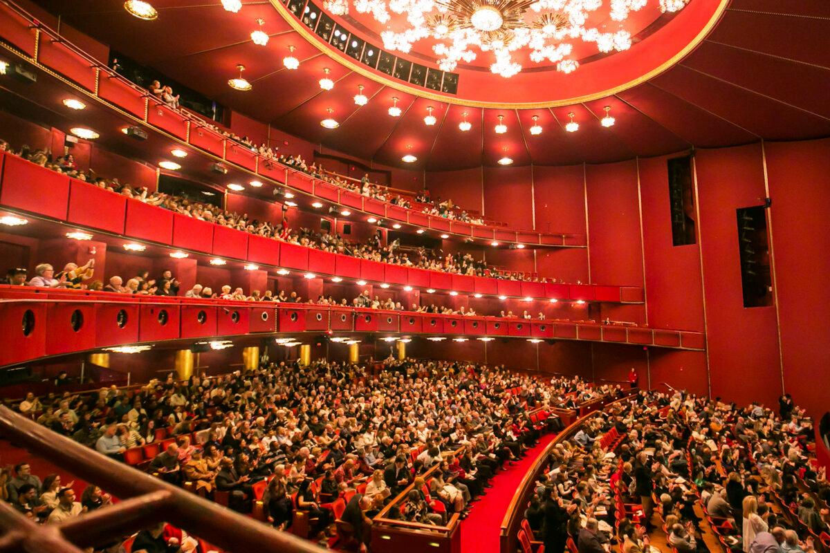 Shen Yun Performing Arts at the Kennedy Center Opera House in Washington on Feb. 24, 2025. The theater was forced to evacuate before one of the February performances due to a CCP bomb threat. (Lisa Fan/The Epoch Times)