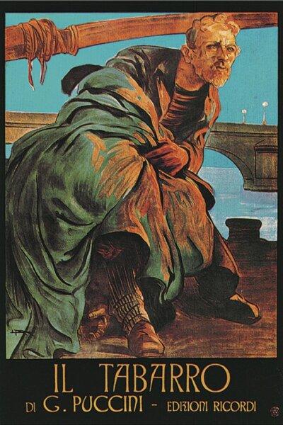 Cover of "Il Tabarro" of an edition published by Ricordi, likely to a vocal score. (PD-US)