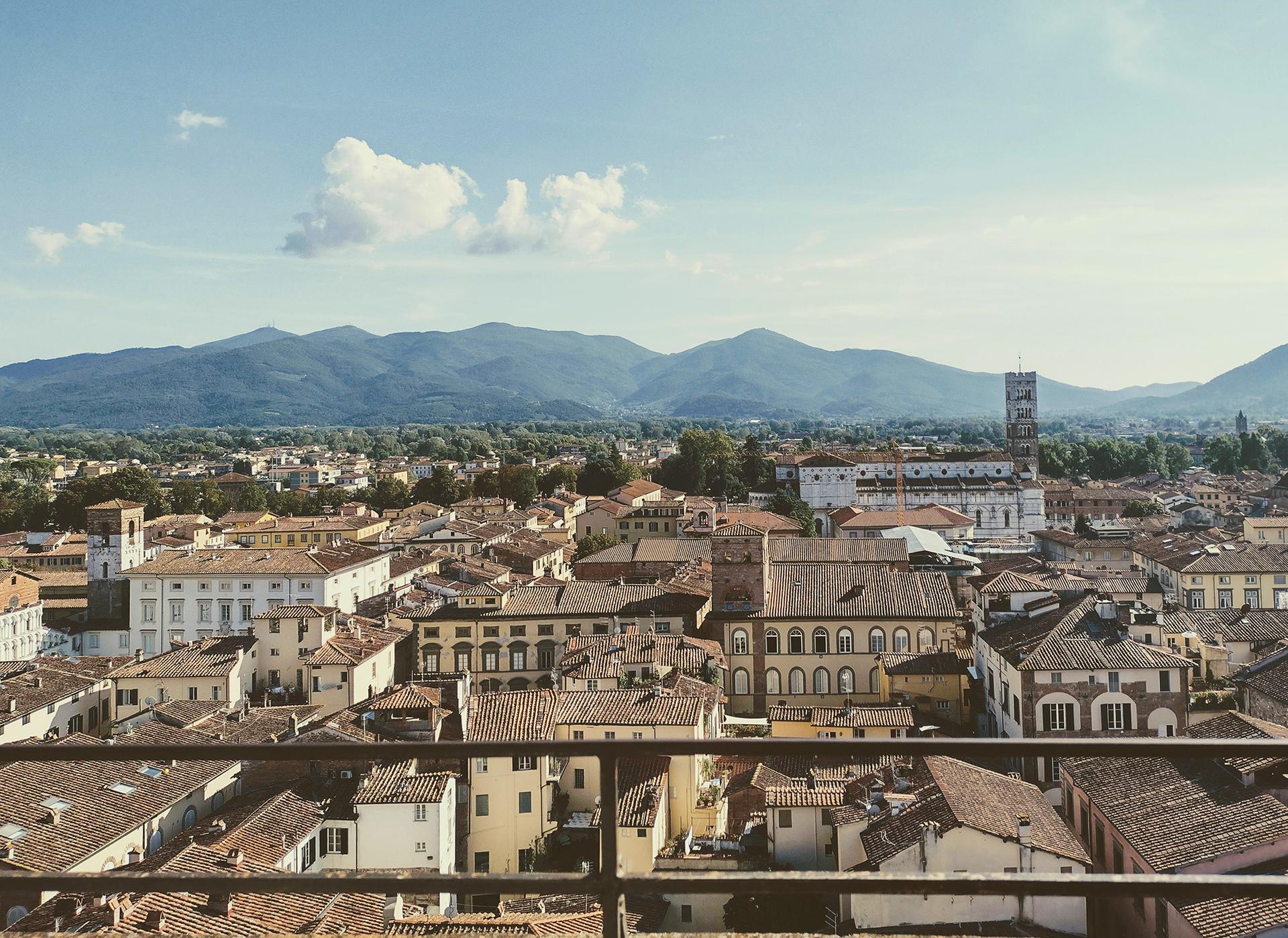 In past centuries, Lucca's skyline was characterized by towers built by its wealthiest families. Today, most of those towers are gone. (Walker Larson)