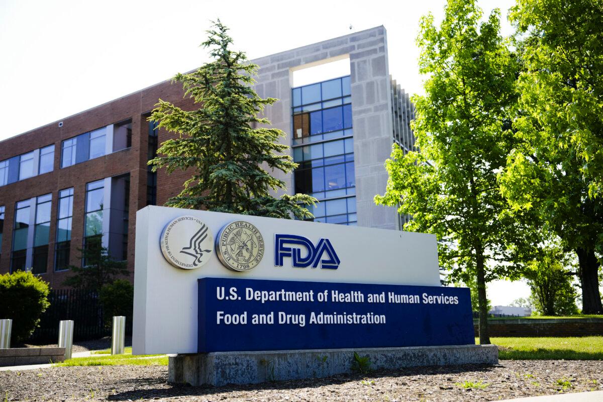 The U.S. Food and Drug Administration (FDA) in White Oak, Md., on June 5, 2023. (Madalina Vasiliu/The Epoch Times)