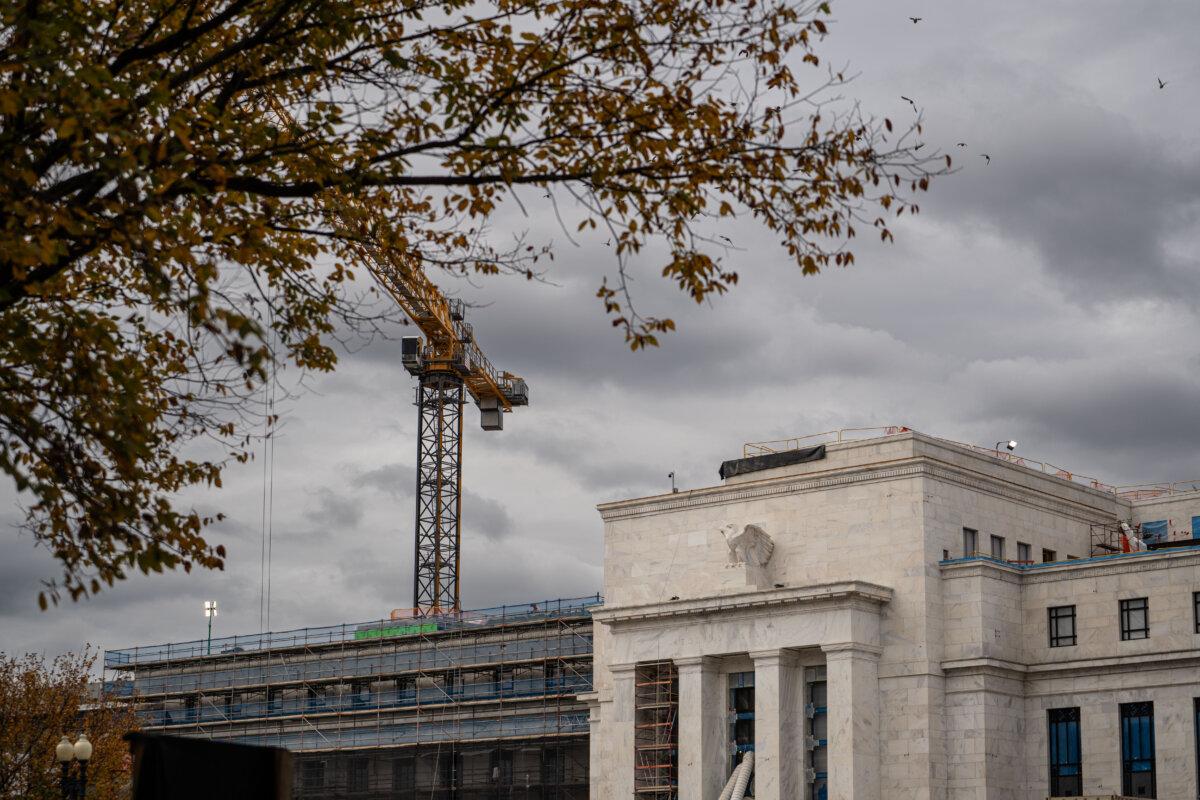 The Federal Reserve in Washington on Oct. 29, 2025. (Madalina Kilroy/The Epoch Times)