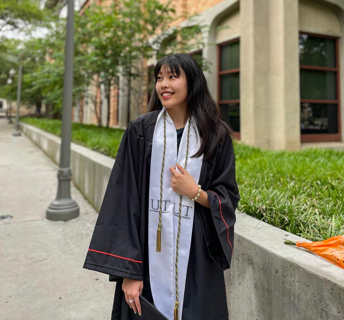Cynthia graduated from the University of Texas at Austin in 2021. (Courtesy of Cynthia Sun)
