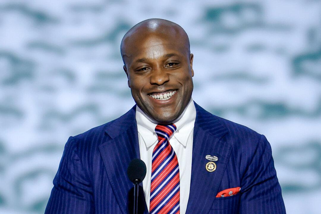 (Left) Rep. Wesley Hunt (R-Texas) speaks at the Republican National Convention in Milwaukee on July 15, 2024. (Center) Sen. John Cornyn (R-Texas) at the Border Patrol checkpoint in Sarita, Texas, on March 20, 2019. (Right) Texas Attorney General Ken Paxton in Washington on May 20, 2019. (Chip Somodevilla/Getty Images, Charlotte Cuthbertson, Samira Bouaou/The Epoch Times)