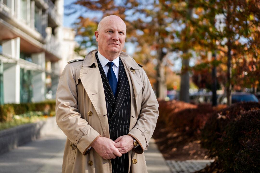 Declan Ganley, chairman and CEO of Rivada Networks, in Washington, on Nov. 14, 2025. (Madalina Kilroy/The Epoch Times)