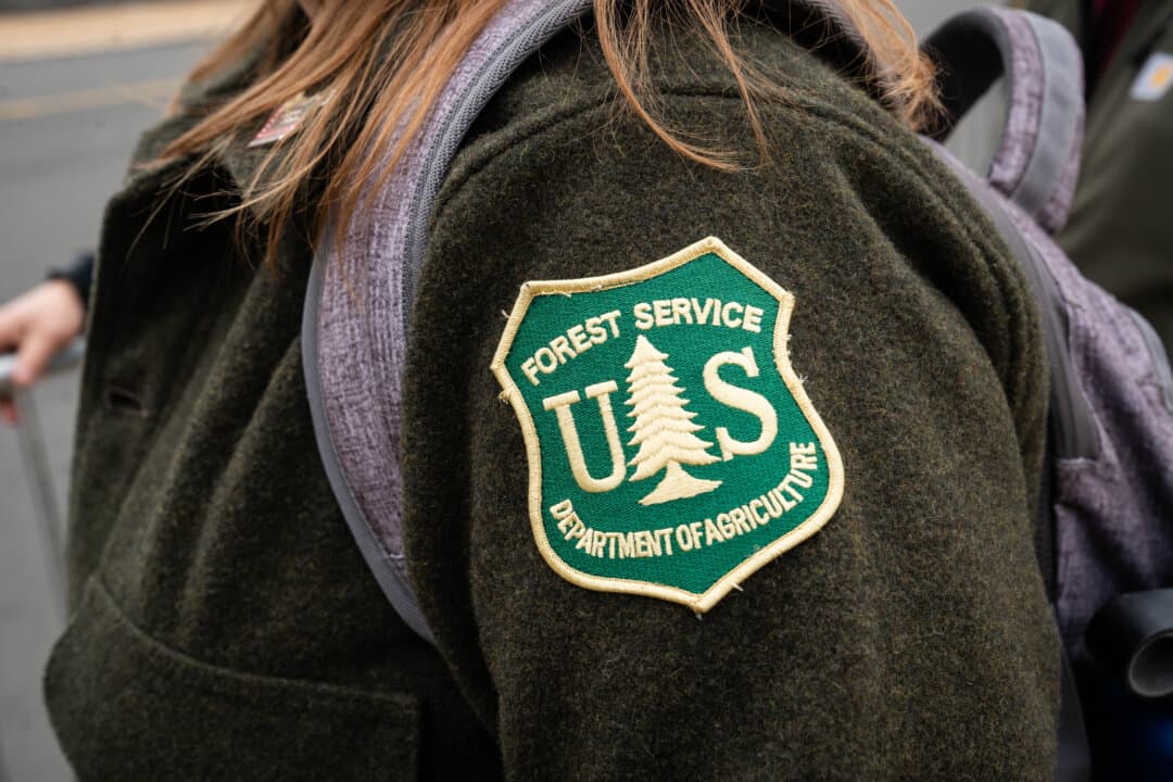 A Nevada U.S. Forest Service ranger in Washington on Nov. 21, 2025. (Madalina Kilroy/The Epoch Times)