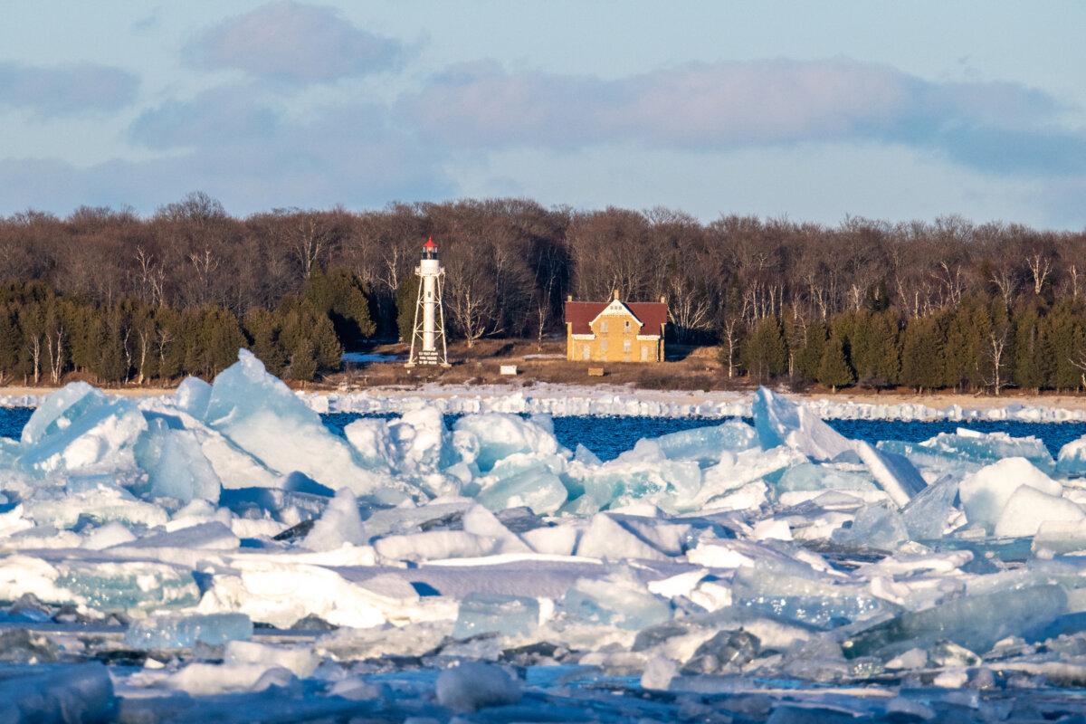 Plum Island golden ice. (Dan Eggert/Destination Door County/TNS)
