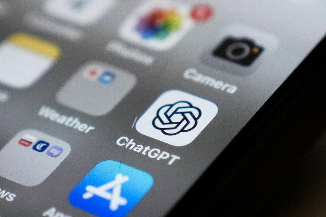 The Chat GPT app icon is seen on a smartphone screen in Chicago, on Aug. 4, 2025. (AP Photo/Kiichiro Sato)