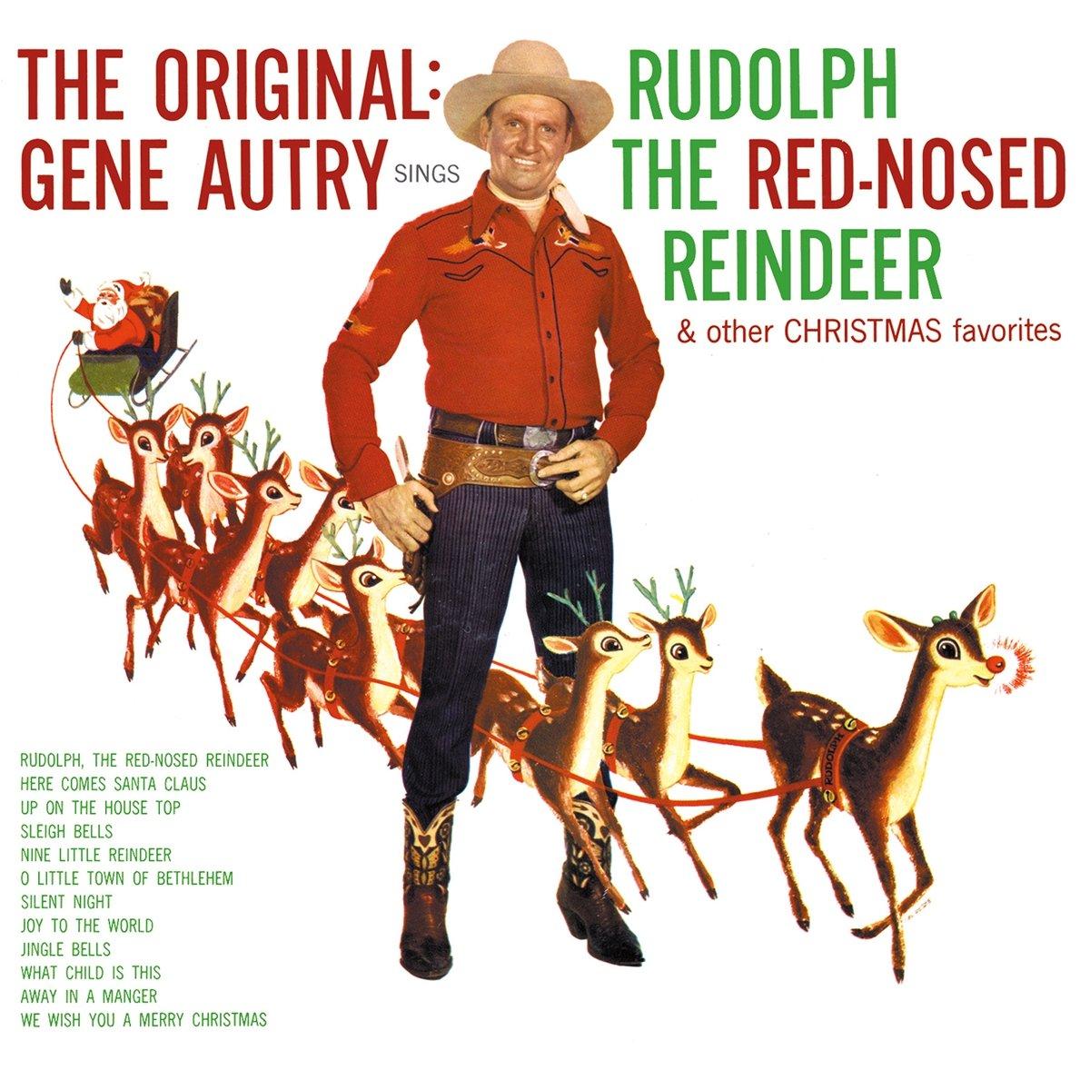 Cover of the limited edition LP of Gene Autry's "Rudolph the Red Nosed Reindeer." (Varèse Sarabande)