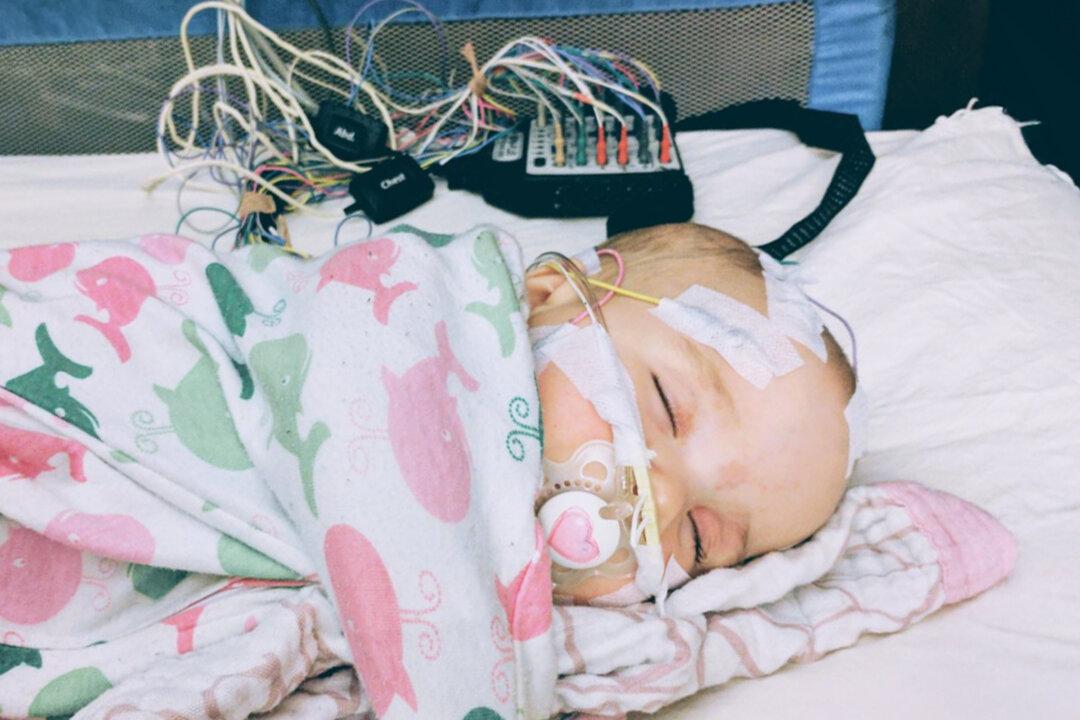Cami Cunningham underwent testing for sleep apnea as an infant. (Photo by Megan Cunningham)