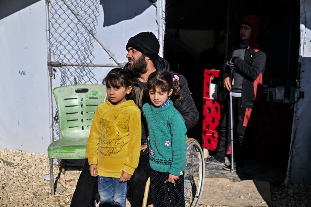 Detainees are seen in the al-Hol camp on Jan. 26, 2026, in Al Hasakah, Syria. The camp in northeastern Hasakah province has come under control of Syrian government forces, following the withdrawal of the Kurdish-led Syrian Democratic Forces (SDF) in recent days. (Abdulmonam Eassa/Getty Images)