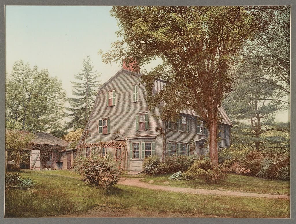 The Old Manse, Concord, Mass. Library of Congress. (Public Domain)
