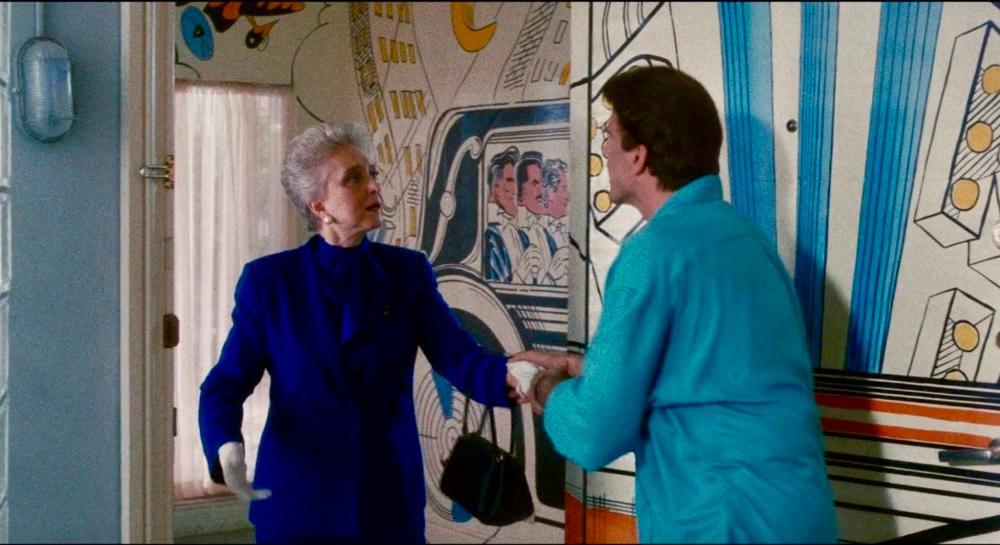 Jack’s mother (Celeste Holm) advises her son (Ted Danson) to be responsible, in “Three Men and a Baby.” (Touchstone Pictures)