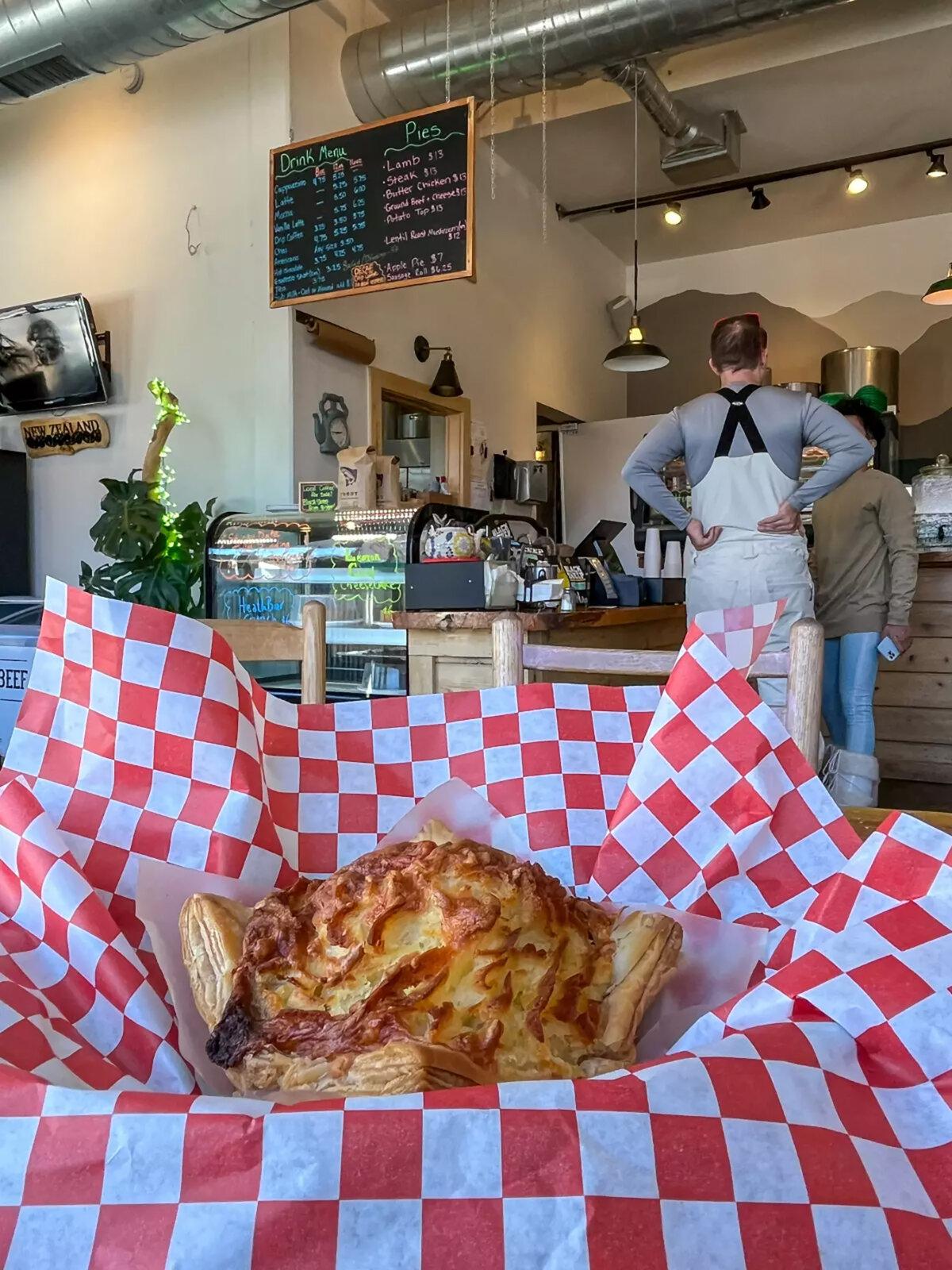 Pino Pies, open since 2025 in June Lake, offers New Zealand-style meat pies. (Christopher Reynolds/Los Angeles Times/TNS)