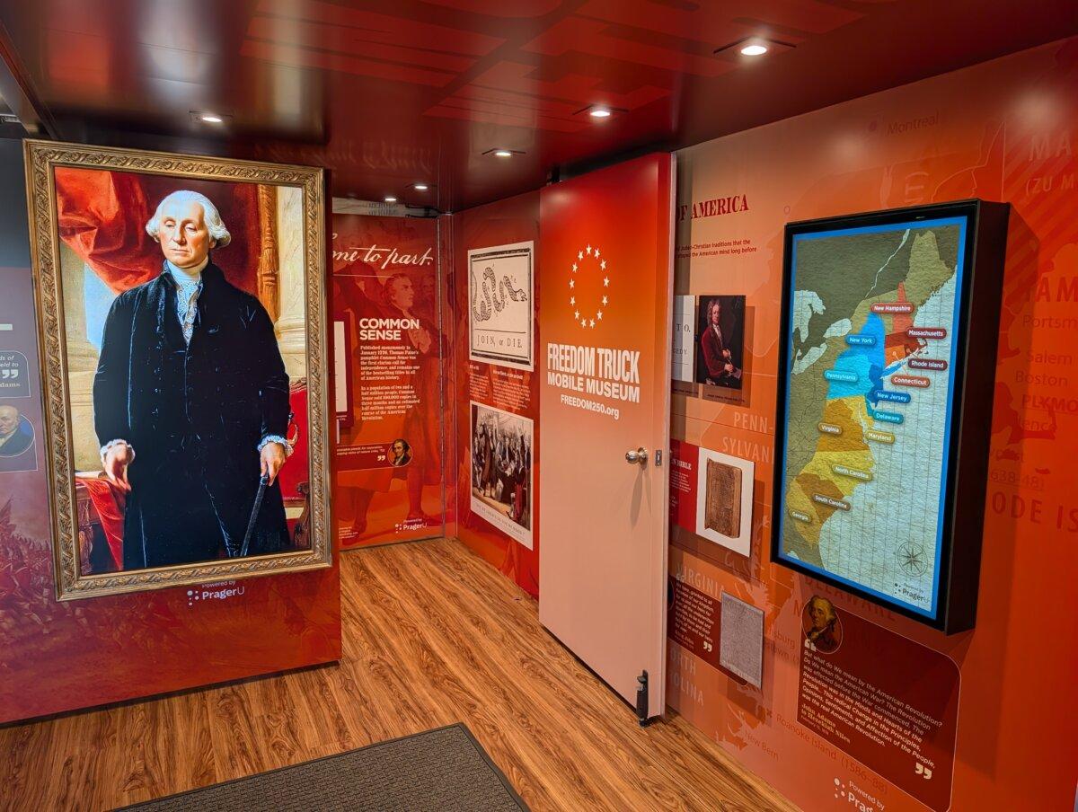 “Just to see the original impetus for the founding of the country was really interesting,” said one visitor. (Jacob Burg/The Epoch Times)