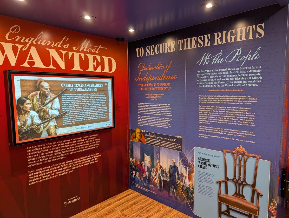 The Freedom Truck was popular with Florida Atlantic University students over the weekend. (Jacob Burg/The Epoch Times)
