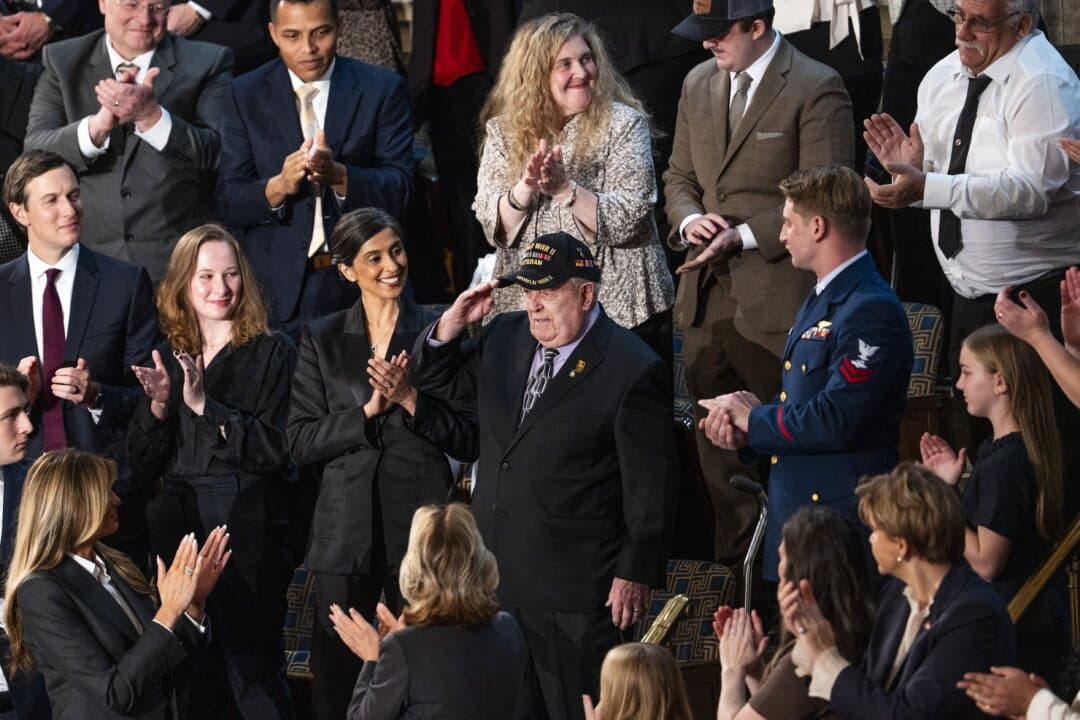 World War II veteran George “Buddy” Taggart. (Madalina Kilroy/The Epoch Times)