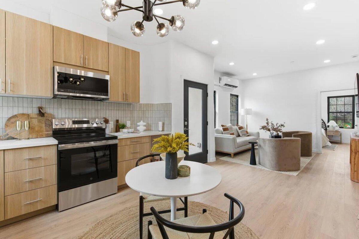 The interior of the 3D-printed house created by 4DIFY on 989 Kaizen Way. (Courtesy of 4DIFY)