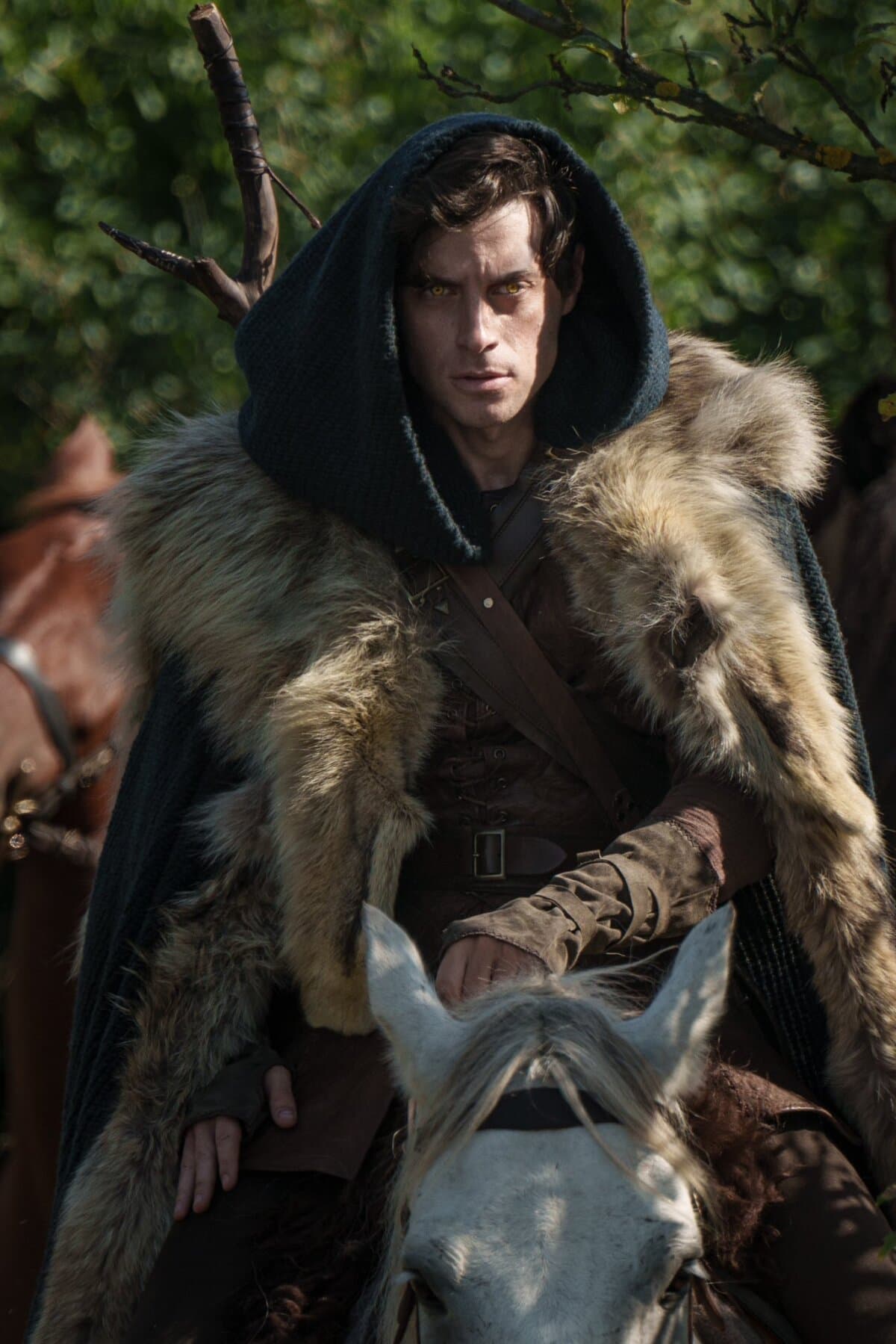 Merlin (Tom Sharp) with his winnowing fork, in “The Pendragon Cycle: Rise of the Merlin.” (Daily Wire)