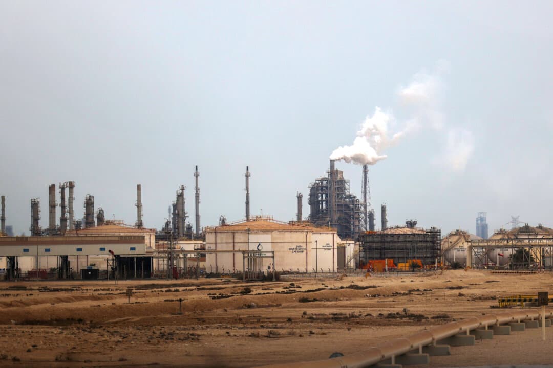 Qatar Energy's operating facilities in Mesaieed Industrial City, south of Doha, Qatar, on March 4, 2026. Qatar Energy announced a complete shutdown of liquefied natural gas production this week, following Iranian attacks targeting energy installations. (Getty Images)