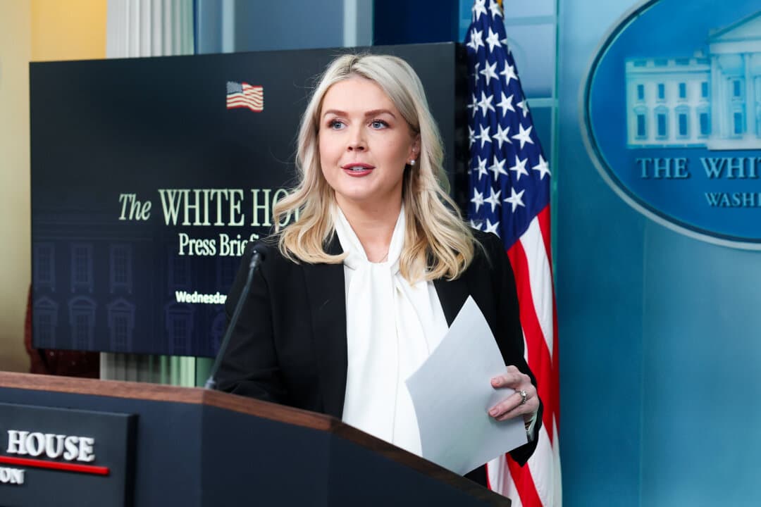 White House press secretary Karoline Leavitt arrives to speak during a news briefing in the James S. Brady Press Briefing Room of the White House on March 4, 2026. Leavitt took questions on a range of topics including the administration's decision to strike Iran. (Kevin Dietsch/Getty Images)