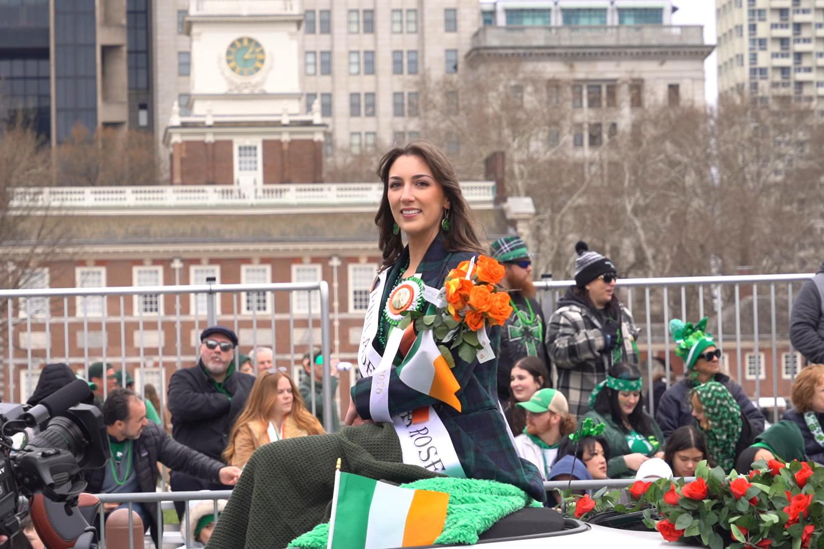 Shannon Emery, 2025 Philadelphia Rose of Tralee. (William Huang/The Epoch Times)