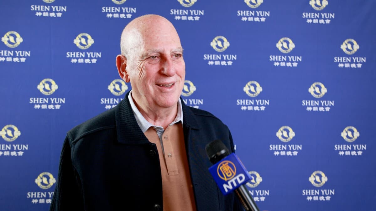 Retired veterinarian Heriberto Vidal Rey enjoyed Shen Yun New York Company’s performance at the Riojaforum Theatre in Logroño, Spain, on the evening of March 13, 2026. (NTD)