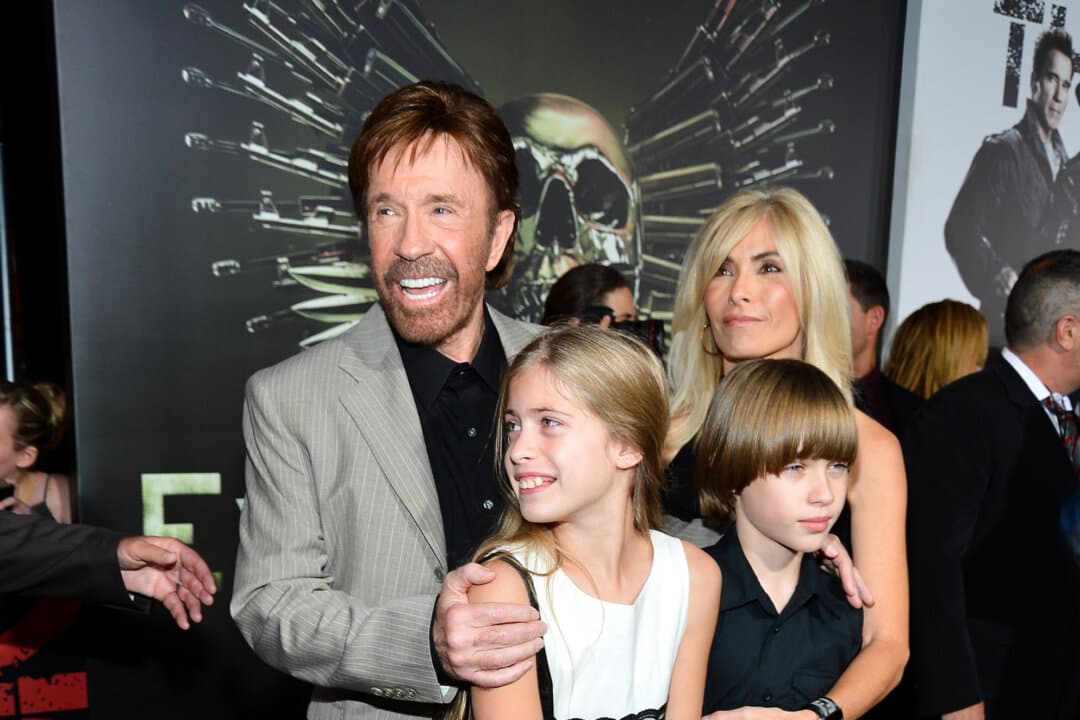 Actor Chuck Norris and his family arrive at Lionsgate Films' “The Expendables 2” premiere in the Hollywood neighborhood of Los Angeles on Aug. 15, 2012. (Frazer Harrison/Getty Images)