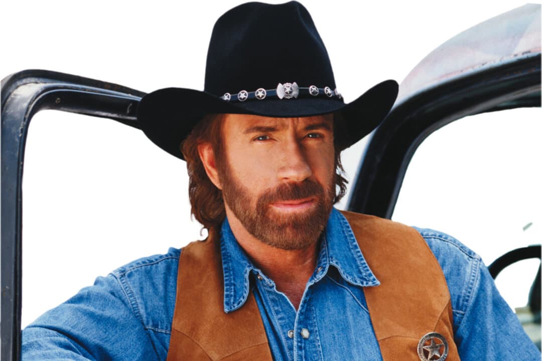 Chuck Norris in a promo image for “Walker, Texas Ranger” in 1993. (Mercury Studios)