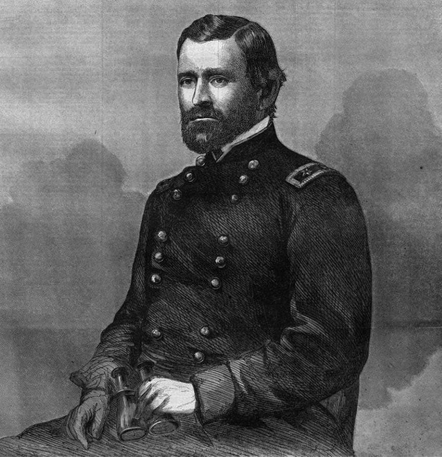 Gen. Ulysses S. Grant. Mark Twain helped Grant complete his memoirs. <a href="https://upload.wikimedia.org/wikipedia/commons/e/e0/General_Ulysses_S._Grant_2.jpg">(CC BY-SA 2.0)</a>