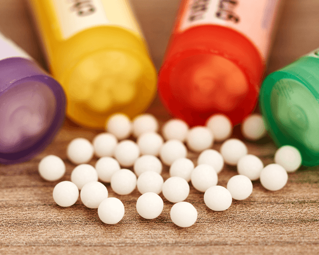 Homeopathic remedy bottles. (Courtesy of Paola Brown)