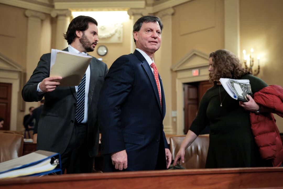 IRS CEO Frank Bisignano (C) prepares to testify before the House Ways and Means Committee in the Longworth House Office Building on Capitol Hill in Washington on March 4, 2026. (Chip Somodevilla/Getty Images)