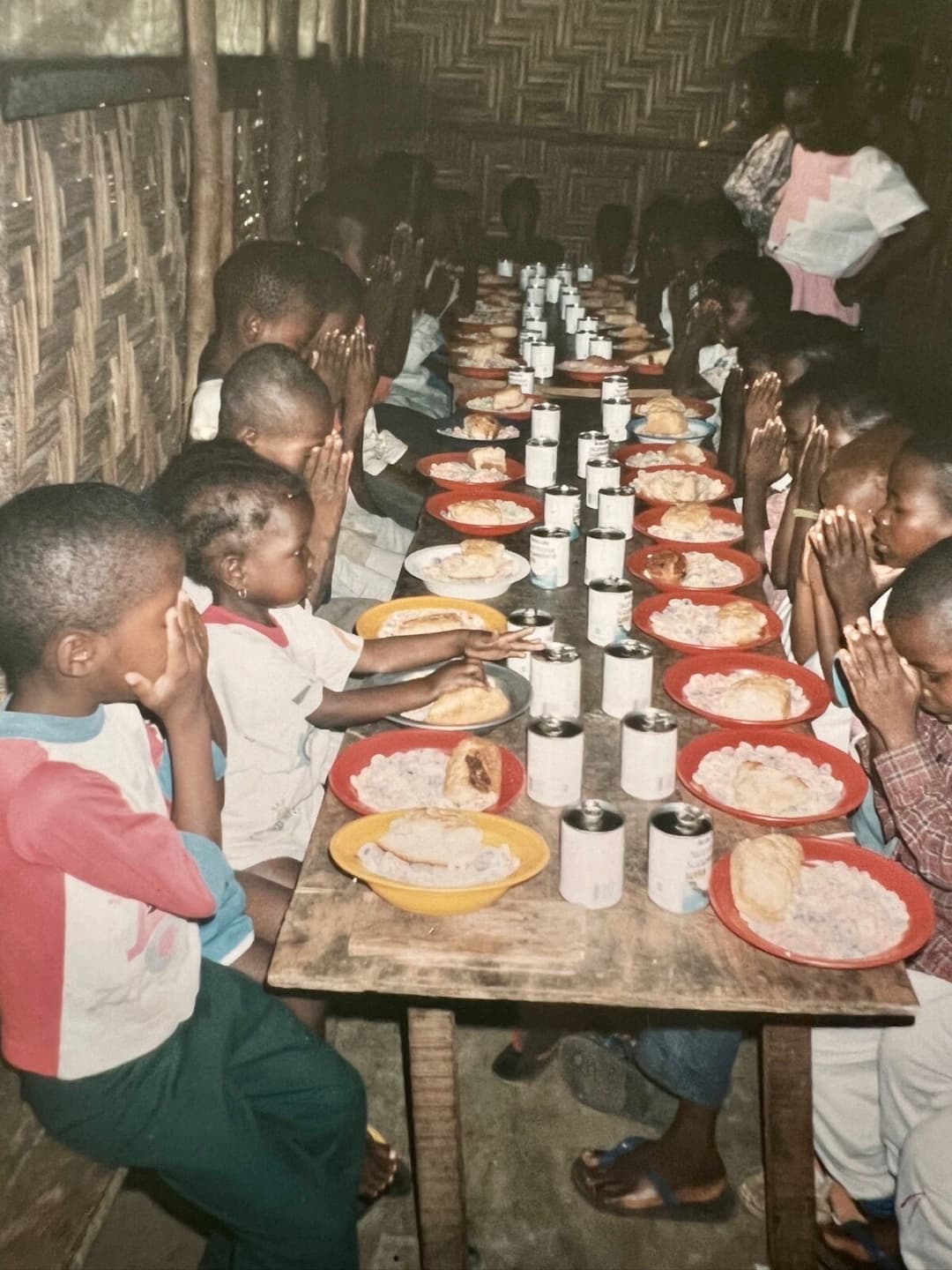 As a child, TerKeurst lived in an orphanage called Monrovia Home. There, he and other orphans prayed before their meals. (Courtesy of Jackson TerKeurst)