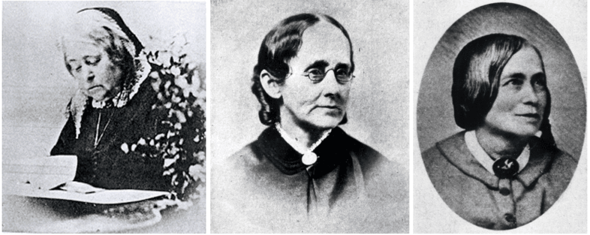 The Peabody sisters: Elizabeth, Mary, and Sophia. (Public Domain)